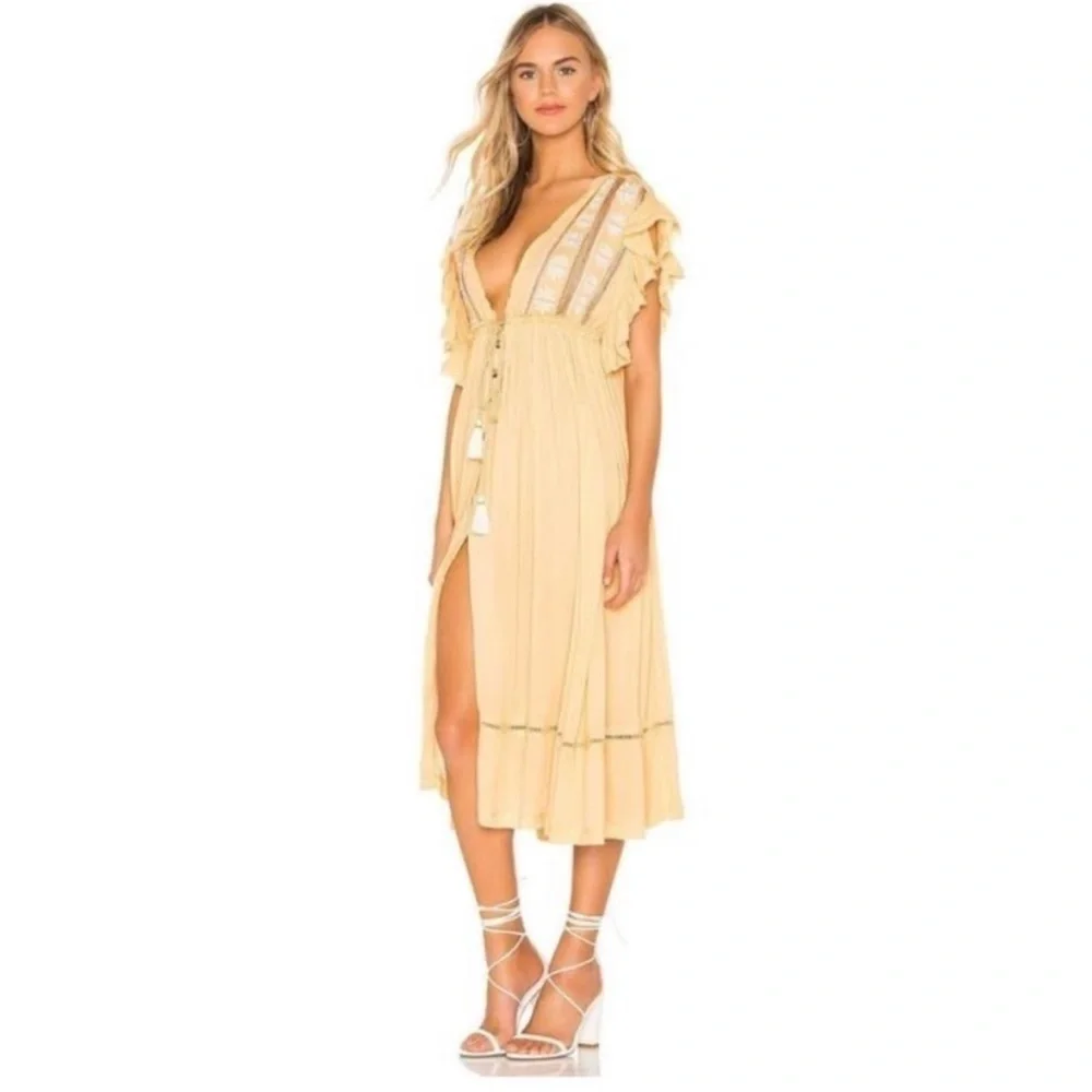 Free People Free People Bali Will Wait For You Midi Dress - Picture 3 of 15